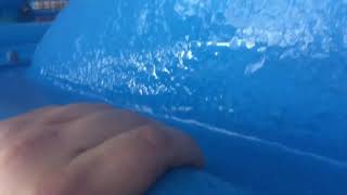 Me Sliding Down a Water Slide at the Santa’s Village Water Park