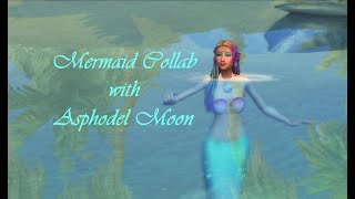 TS4 | CAS collab with Asphodel Moon | Making Mermaids!