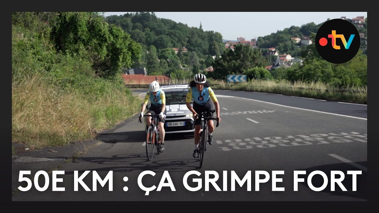 Tour de France 2025. Béatrice affronte les 3 côtes de Clermont-Ferrand – Étape Ennezat / Mont-Dore