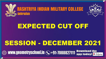 Expected CUT OFF MARKS FOR RASHTRIYA INDIAN MILITARY COLLEGE [rimc] | [ To The Point ]
