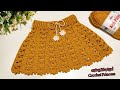 جيبة كروشيه تنورة لاى مقاس بغرزة سهلة و سريعة للمبتدئات Crocheted Skirt 
