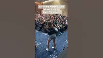 Thumbnail of #amiedonald slayin’ the #m3gandance at @texasfrightmareweekend 🤸🏻‍♀️ #m3ganmovie #m3gan