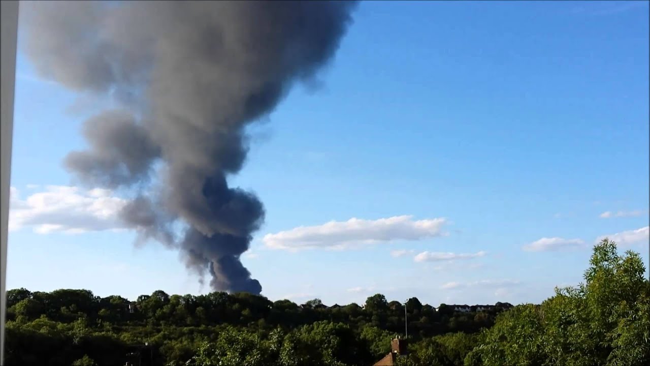 Fire on Medway city estate