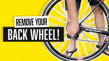 How to Remove the rear wheel on a bike with vertical AND horizontal dropouts