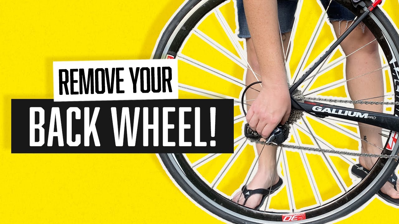 How to Remove the rear wheel on a bike with vertical AND horizontal dropouts YouTube