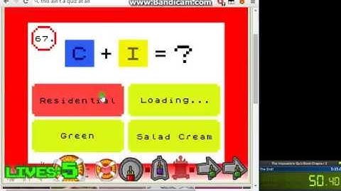 The Impossible Quiz Book Chapter 2 in 4:54.