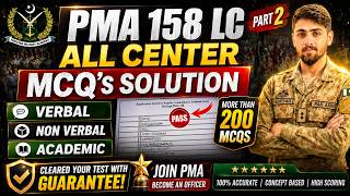 PMA 158 LC All ASRC Tests | PMA 158 LC Most Repeated MCQs| PMA 158 LC All Experiences | Part 2