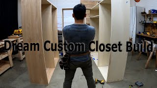 Custom LED Backlit Closet of Your Dreams | Episode 1 - Design and Frame