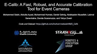 E-Calib: A Fast, Robust and Accurate Calibration Tool for Event Cameras