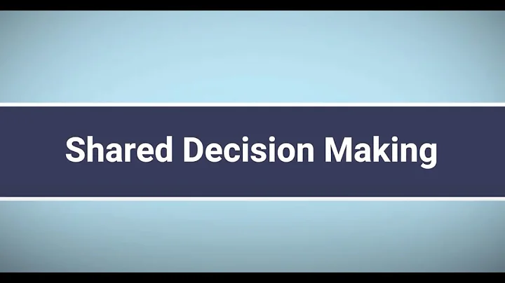 Ask The Doctor: Shared Decision Making