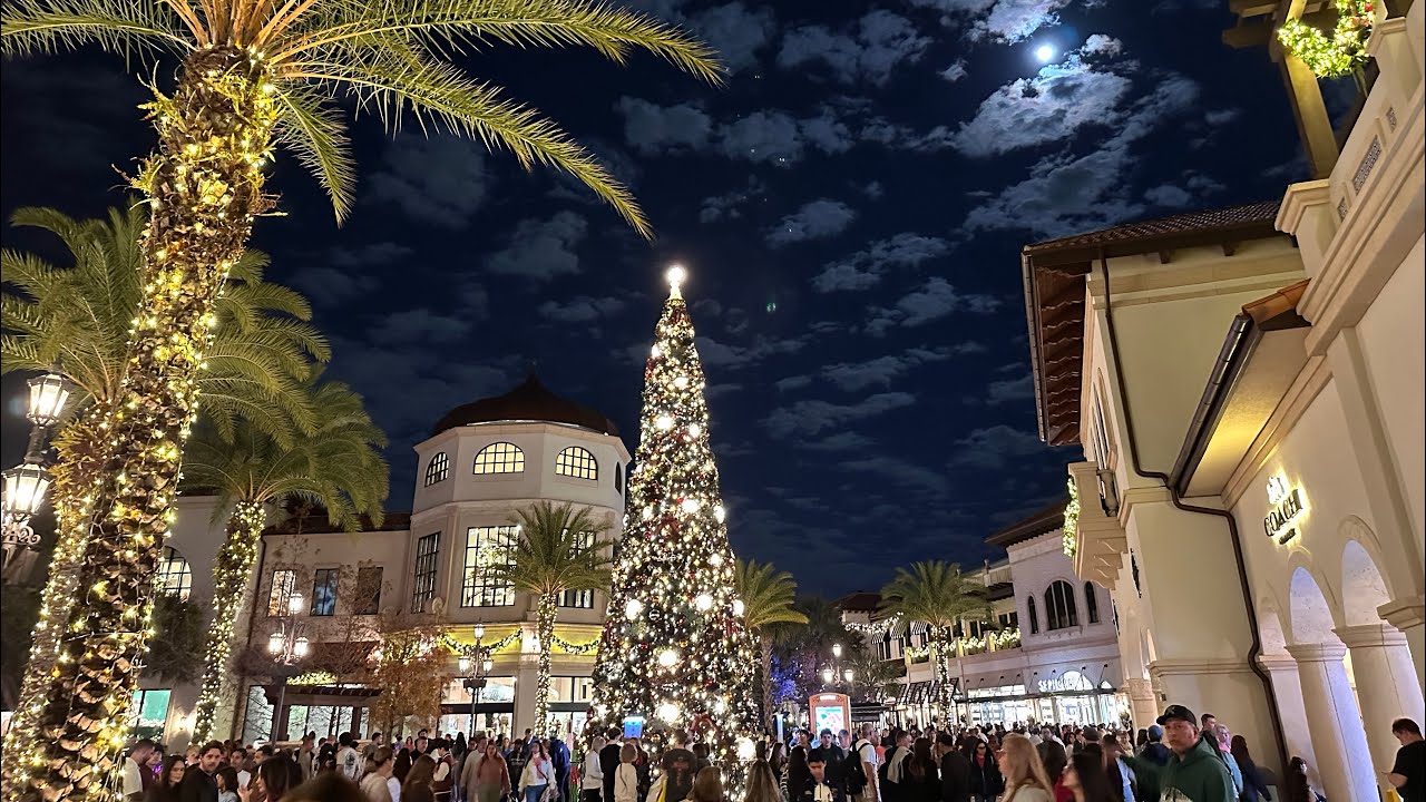 Disney Springs board walk, Coca Cola store overview