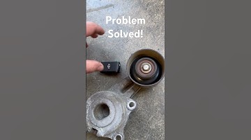 Fixed! Noisy tensioner pulley replaced! Whining noise under the hood gone!