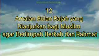 Doa Menyambut Bulan Rajab