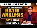 Ratio Analysis | Corporate Accounting | One Shot🔥 CS Exe June/Dec 2026 | Unacademy