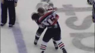 Muskegon Lumberjacks at Fort Wayne Komets 10/31/09 Line Brawl