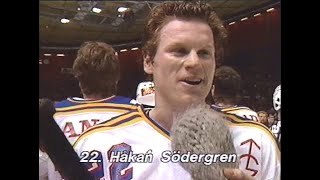 Ishockey - Djurgårdens IF vs Färjestad Slutspel (Sportnytt 1983)