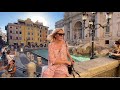Италия/Рим/Терасса с великолепным видом на фонтан Треви.