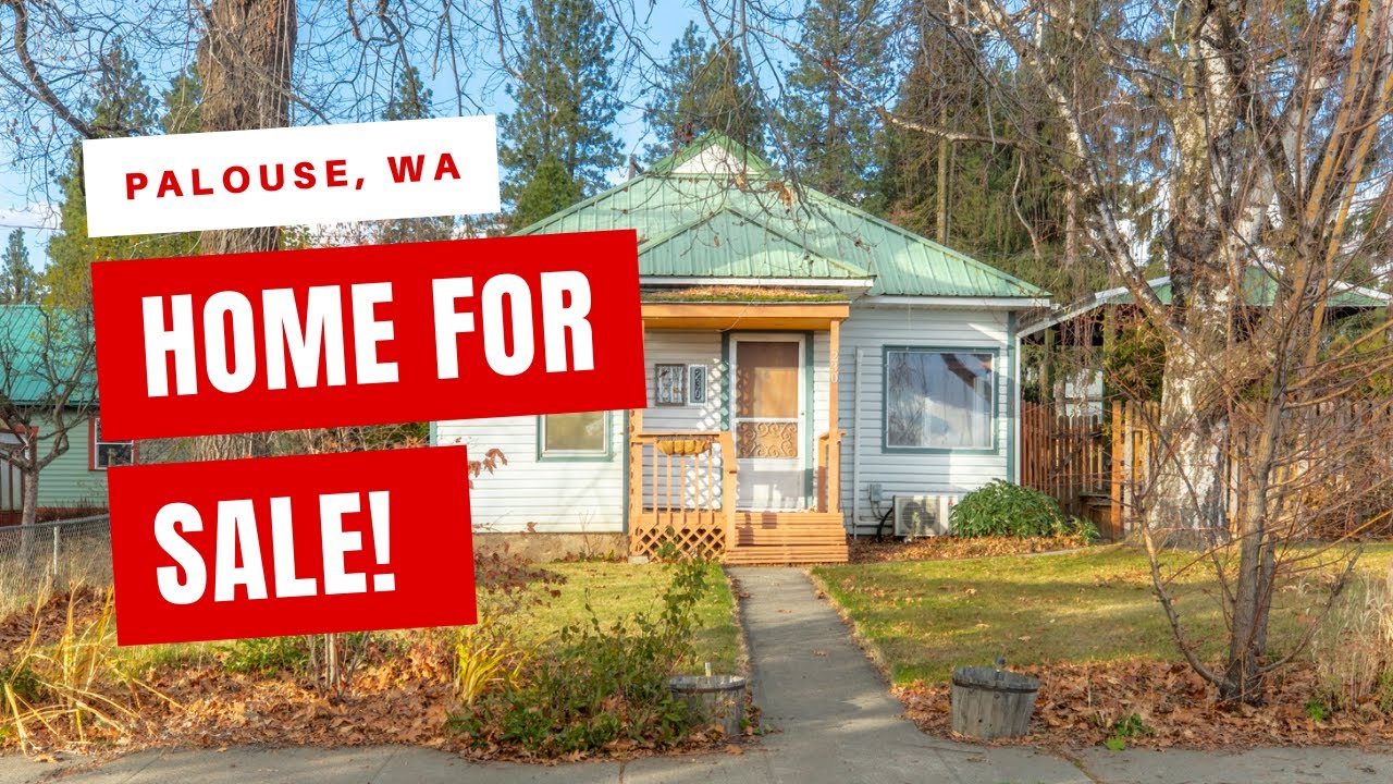 Adorable Home for Sale in Palouse Washington 230 W Mohr Street Listed