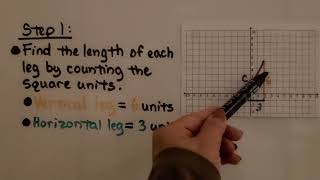 8th Grade Math 12.3a, Pythagorean Theorem in the Coordinate Plane