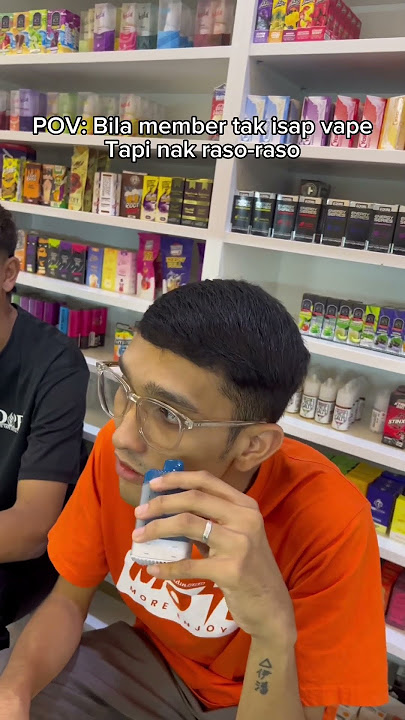 POV: BILA MEMBER TAK ISAP VAPE 🤭