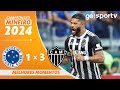 CRUZEIRO 1 X 3 ATLÉTICO-MG | MELHORES MOMENTOS | CAMPEONATO MINEIRO 2024 | ge.globo image