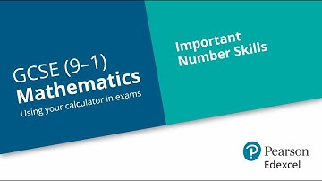 GCSE Maths - Using your calculator: #1 Number Skills