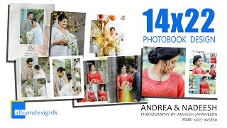 14x22 - Magazine album design #weddingalbumdesign #weddingphotography #photoediting