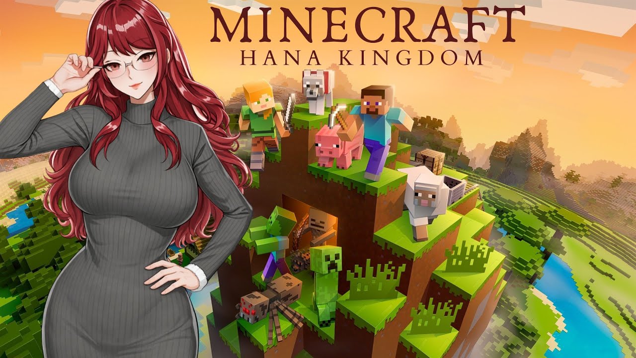 build castle with hana [MINECRAFT] - YouTube