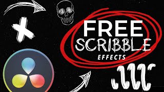 How to get FREE Scribble animation effects in DaVinci Resolve