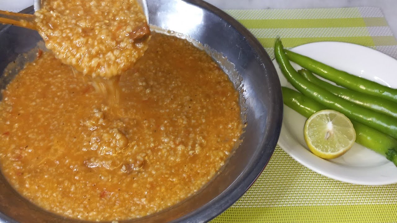 عمل👈 الدشيشة بالقديد 🇱🇾اكلة شتويه🌧 وصحيةبطريقة سريعة👌وجبة غداءاوعشاء 😋سبب غيابي تعب امي الله يشفيها