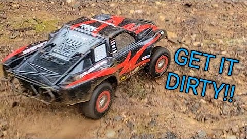 Traxxas slash 4x4 ULTIMATE bashes through the RAIN!!! #rccars #traxxasslash4x4