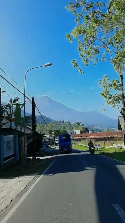 Jalan Super Indah Wonosobo❗️Jalan Viral Dieng #shorts #gunung #dieng