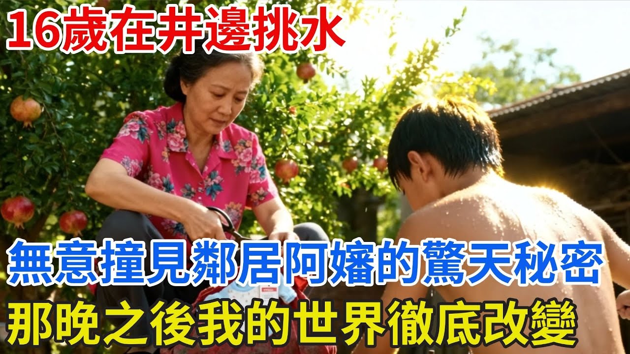 16歲在井邊挑水，無意撞見鄰居阿嬸的驚天祕密！那晚之後，我的世界徹底改變…#【雲帆記事】#完結#小説#爽文#故事頻道#愛情#情感#完整版