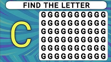 Can You find the odd number and letter? Only Sharp eyes can find it !