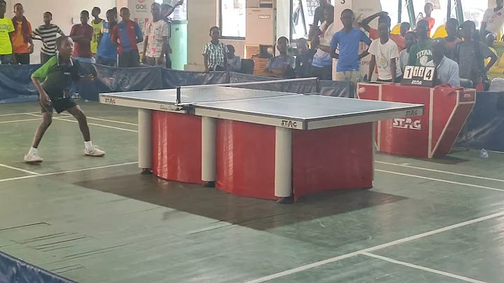 Ghana Table Tennis - Isreal Akli Vs Micheal Yeboah...