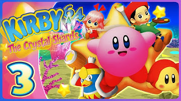 Kirby 64 : The Crystal Shards Walkthrough Part 3 (N64) 100% - World 3: Aqua Star 💧