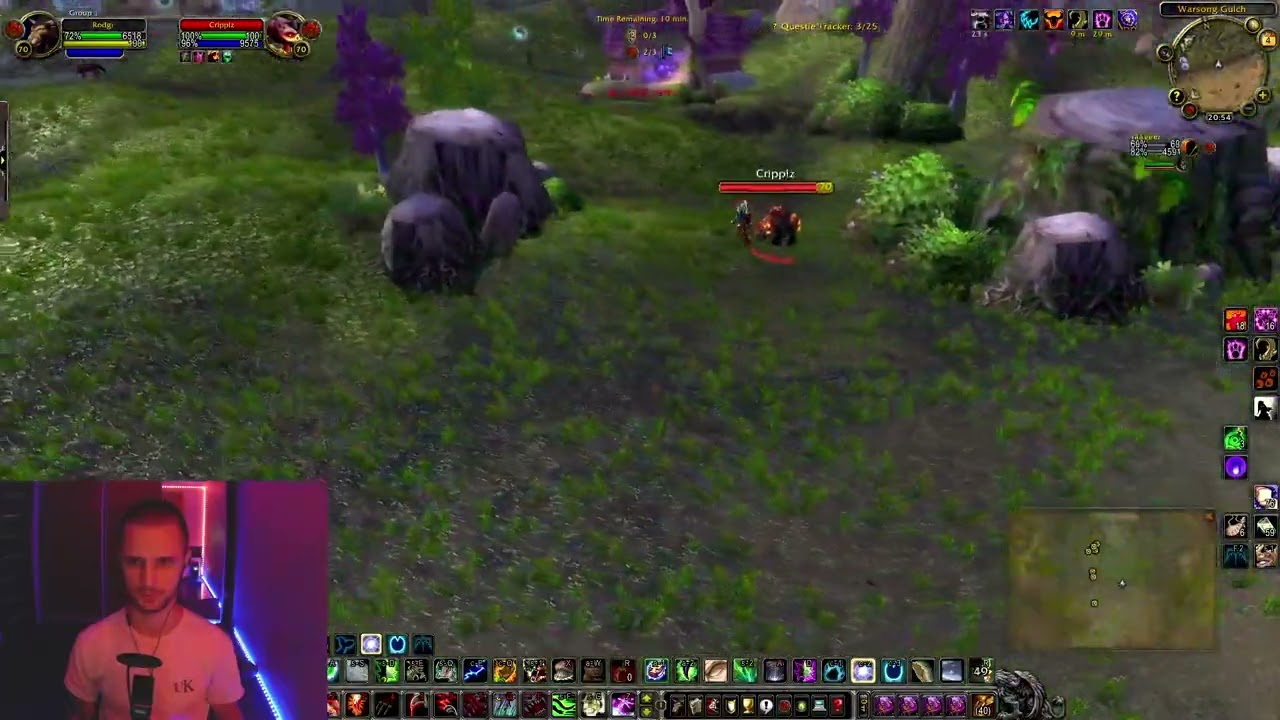 honor farm / feral skill up / Wrath of the Lich King Classic