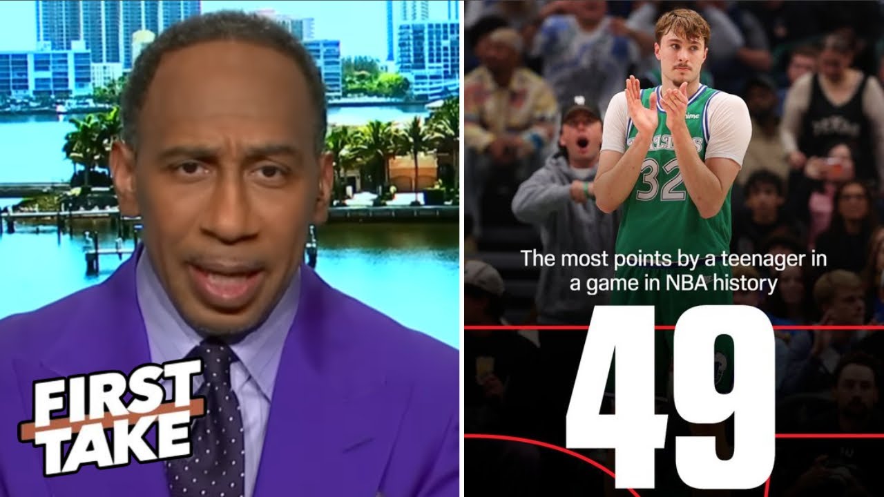 FIRST TAKE | That was SUPERSTAR stuff! – Stephen A. celebrates Flagg’s 49 as NBA history falls
