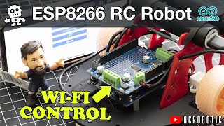 ESP8266 Robot Car Controlled Using Websockets