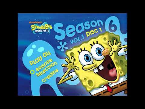 Spongebob Squarepants Season 6 Volume 1 Dvd Menu Walkthrough Disc 1 Youtube