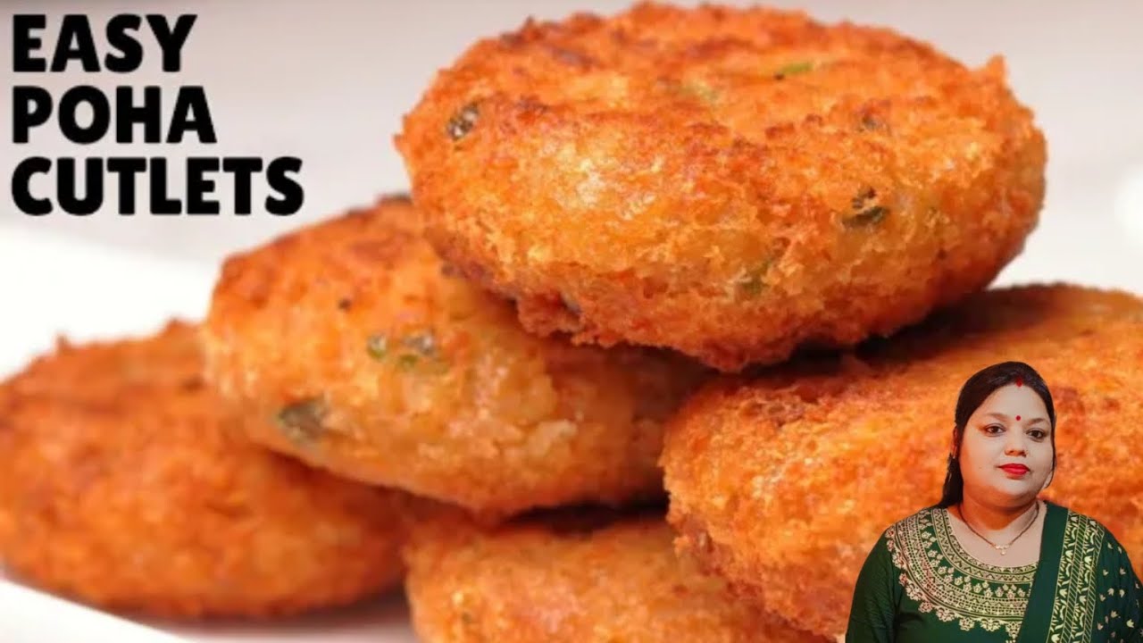 Easy Poha Cutlet Recipe in hindiMummy ki Rasoi SaritaCutlet Recipe
