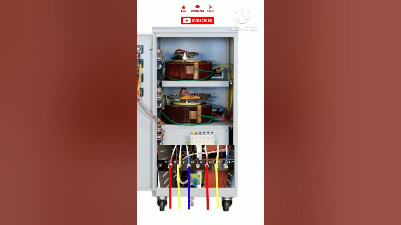 3 Phase Stabilizer wiring How to connection stabilizer YouTube