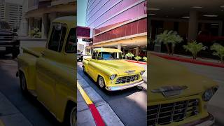 1955 Chevrolet 3100 Pickup at Vegas Classic Car Festival Ahern Hotel Atomic Motors #revrottlerides