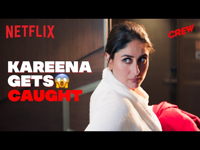 Kareena Kapoor CAUGHT In The Suite in #Crew! 😂😱 class=