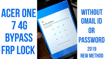 Acer One 7 4G Tablet Frp Bypass without ID or Password | New Method 2019