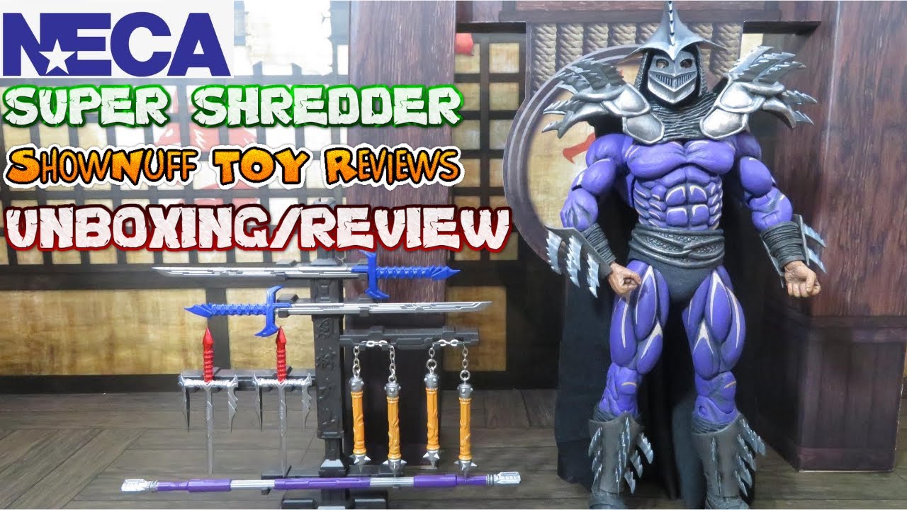 NECA Movie TMNT Super Shredder Action Figure Review - YouTube Super Shredder Tmnt Movie