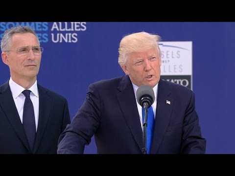Watch: President Trump's speech at NATO HQ