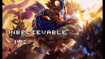 UNBELIEVABLE Maokai 1v2 | League of Legends