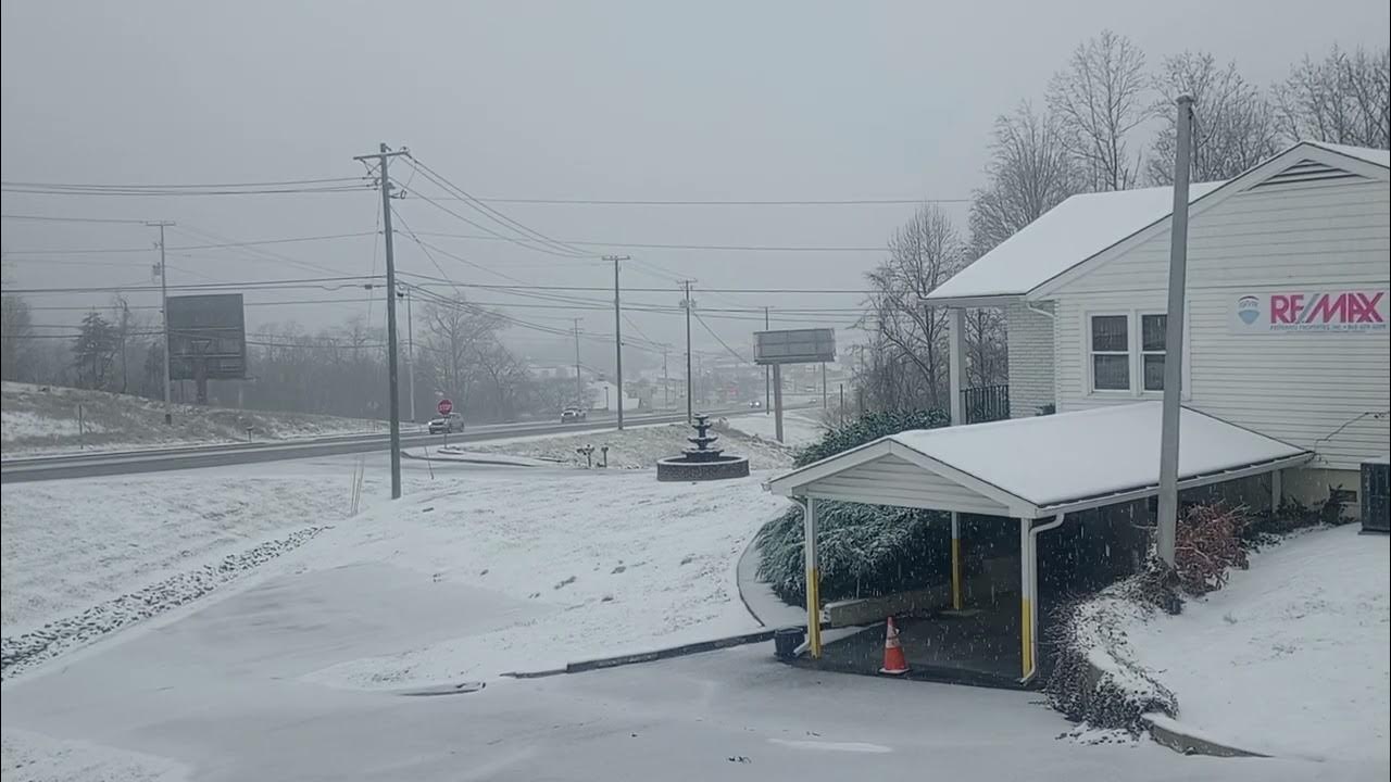 Snow N.W. Sevierville, TN Mon Jan 16, 2024 YouTube