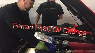 In this video we discuss how to change the oil your f430 ferrari.
